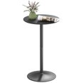thumbnail image 1 of HOMCOM Table de Bar Ronde, Table de Pub Moderne de 40,2 Pouces de Hauteur de Bar, Noir, 1 of 10