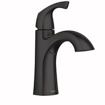 Moen Lindor Matte Black Bathroom Faucet 4 in.
