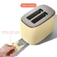 thumbnail image 3 of Beautiful 2 Slice Toaster with Touch-Activated Display, Buttercream by Drew Barrymore, 3 of 7