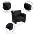 thumbnail image 2 of HERCULES Majesty Series Black Leather Chair, 2 of 9