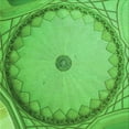 thumbnail image 1 of Ahgly Company Machine Washable Indoor Square Transitional Emerald Green Area Rugs, 5' Square, 1 of 7