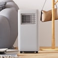 thumbnail image 4 of Efficient 3-in-1 Portable Air Conditioner – 10000 BTU, Fan & Dehumidifier, Remote, 24H Timer, 3 Speeds, Freestanding, Cools Rooms up to 700 Sq.Ft – Perfect for Home, Bedroom, Office, Garage, White, 4 of 16