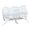 White, variant on Customized Embroidered Makeup Bag - Large Capacity Drawstring Pencil Case for Women, Perfect for Travel & Special Occasions