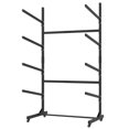 thumbnail image 3 of Freestanding Kayak Storage Rack - Holds  Kayaks, Heavy-Duty Adjustable Stand with Lockable Wheels for Canoe, SUP & Surfboard, 3 of 18