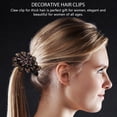 thumbnail image 3 of Shisuyan 3pcs French Hair Clips Rhinestone Hair Barrettes Curved Duck Billed Hair Clips for Thick Hair, 3 of 8