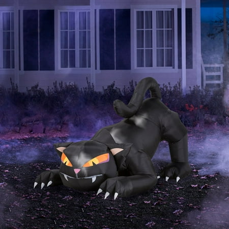 Black Cat Head Turning Airblown Inflatable Black Cat Head Turning Airblown Inflatable