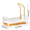 thumbnail image 3 of Oleegame 2PC Shower Soap Dish With Hook Punch Free Kitchen Multi Function Sink Storage Rack Washbasin Rag Rack Basket Rack, 3 of 5