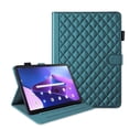 thumbnail image 3 of for Lenovo Tab 10.1 inch 2025 (TB-311FU/TB-311XU) Case, Rhombus Pattern Multiple Viewing Angles Stand Slim Folio Cover (Green), 3 of 6