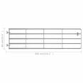 thumbnail image 4 of vidaXL Field Gate Farm Gate for Poultry Animals Garden Gate Farm Door Silver, 4 of 6