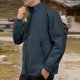 thumbnail image 1 of Ceisia Men's Nylon-Spandex Casual Cargo Windbreaker Stand-Up Zipper Flap Solid Color Jacket Gift, 1 of 5