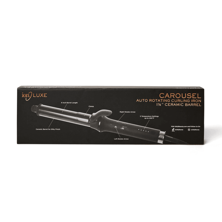 Ion Luxe Carousel Auto Rotating Curling Iron ion Luxe Carousel Auto Rotating Curling Iron, 1.25IN Ceramic  main image 2
