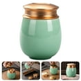 thumbnail image 3 of Kitchen Canister Ceramic Food Storage Jar Spice Storage Holder Sugar Sealing Jar, 3 of 7