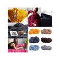 thumbnail image 2 of Thick Chunky Chenille Yarn Super Soft DIY Blanket Bulky Arm Knitting Wool Yarn Roving Crocheting, 2 of 4