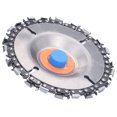 thumbnail image 3 of Woodworking Saw Wheel4in Chain Disc 22 Wood Carving Chain Disc Angle Grinder Chain Disc Ultimate Reliability, 3 of 5
