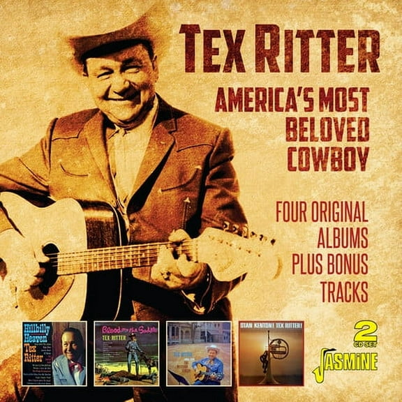 Tex Ritter - America's Most Beloved Cowboy: 4 Original Albums Plus Bonus Tracks -Original Recordings Remastered - Music & Performance - CD