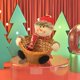 thumbnail image 3 of Christmas Candy Basket For Party，home Decor， Snowman Candy Basket, 3 of 4