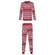 thumbnail image 1 of Q1FA Ropa de dormir de vacaciones, ropa de casa para hombres, mujeres y niños, pijamas navideños a juego para bebés, conjunto de pijamas navideños de manga larga para familia, 1 of 2