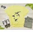thumbnail image 7 of Wild Goat Animal Horn Livestock Silhouette Capricorn T-shirt Goat Lover Shirt Farm Animal Goat Gift Tshirt Farm Life Animal Lover Shirt, 7 of 7