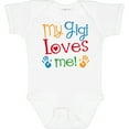 thumbnail image 3 of Inktastic My Gigi Loves Me Grandchild Boys or Girls Baby Bodysuit, 3 of 5