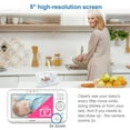 thumbnail image 2 of [Upgraded] VTech VM5463-2 Video Baby Monitor 5" LCD with 2 Cameras, Battery 12 Hrs. Video Mode, Pan Tilt Zoom, Color Night Light, Glow On The Ceiling Projection, Sound Activated Features, Two-Way Talk, 2 of 5