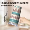 thumbnail image 5 of 20oz Bohemian Tumbler with Lids & Straws, Stainless Steel Insulated Travel Coffee Mug, Double Wall Vacuum Cup, Leakproof for Drinks, 5 of 5