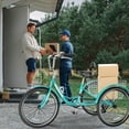 thumbnail image 3 of Lilypelle 24"/26" Adult Tricycle 3 Wheel Trike Low Stand-over Frame Bike with Shimano Derailleur,Large Rear Basket,Double Wall Rims, 3 of 19