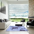 thumbnail image 6 of Ahgly Company Indoor Rectangle Patterned Slate Blue Area Rugs, 2' x 4', 6 of 6