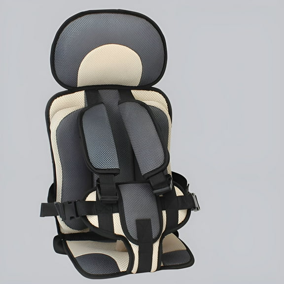 MELIVO Portable Car Seat Cushion for Travel,Travel Harness with Adjustable Straps,Foldable Cart Seat