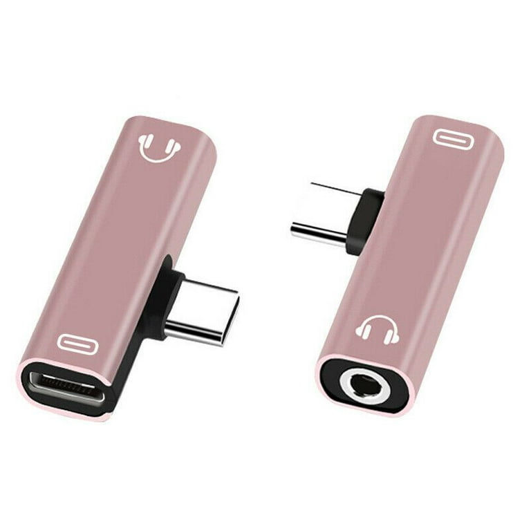 bogstaveligt talt Lave Elektriker Type C USB C to 3.5mm Aux Audio Cable Earphone External Microphone Audio  Jack Headphone Mic Adapter - Walmart.com