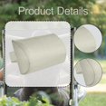 thumbnail image 6 of oshhni recliner Headrest Pillow Chaise Lounge Head Pillow for Folding Chairs Garden Light Gray, 6 of 9