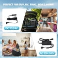 thumbnail image 6 of KNDKO 12V 53QT(50L) Car Refrigerator, -4°F to 68°F Portable Fridge or Freezer with 12/24V DC & 110-240V AC for Car, Truck, RV, Camping, Home, Road Trips, 6 of 7