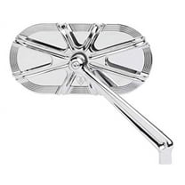 Arlen Ness 13-163 Caged Series 10-Gauge Mirror - Right - Chrome