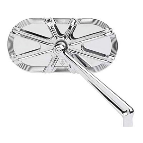 Arlen Ness 13-163 Caged Series 10-Gauge Mirror - Right - Chrome