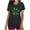AB-Black, variant on lcziwo Womens 2025 Happy St. Patrick's Day Scrub Tops Short Sleeve Shamrock Graphic Tees Nurse Uniform T Shirt with Pocket Green M Sales Prime