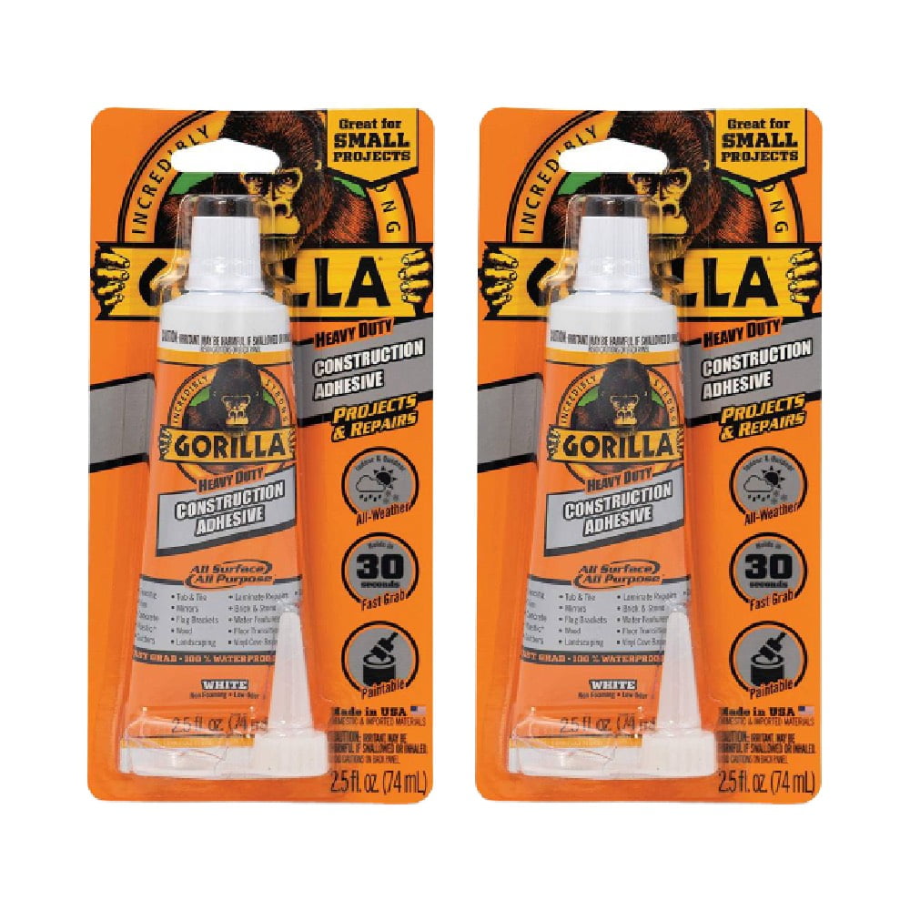 738685457191 UPC Gorilla 8020002 Heavy Duty Construction Adhesive With