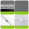 thumbnail image 4 of Foldable Fruit Fly Protection Cover for Food, 2 Sizes Reusable Insect Net with Stainless Steel Frame & Wide Lace Border, 4 of 5