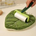 thumbnail image 4 of Soft Double-layer Leaf Style Hand Towel Thickened Absorbent Hanging Hand Cloth Speed Dry Handkerchief Rag for Kitchen Bathroom, 4 of 6