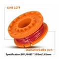 thumbnail image 2 of For WORX WG150E WA0004 Replacement Spool and Line cap for Grass Trimmer, 2 of 10