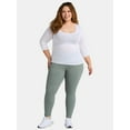 thumbnail image 3 of Avia Women's and Women's Plus SoftSculpt High Rise Leggings, Sizes XS-4X, 3 of 8
