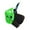 Green M, variant on Finger Tab, Leather Glove Finger Tab Accessories, for Recurve Bow, Practice Gear - Suitable for Right Hand Blue S