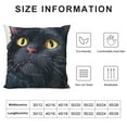 thumbnail image 5 of SHANXI Funny Cat Gifts, Mom Gifts, , Cat Gifts for , Cat Gifts for Women, Throw Pillowcase Flannel Sofa Couch Decorative Cushion Case 24x24in, 5 of 5