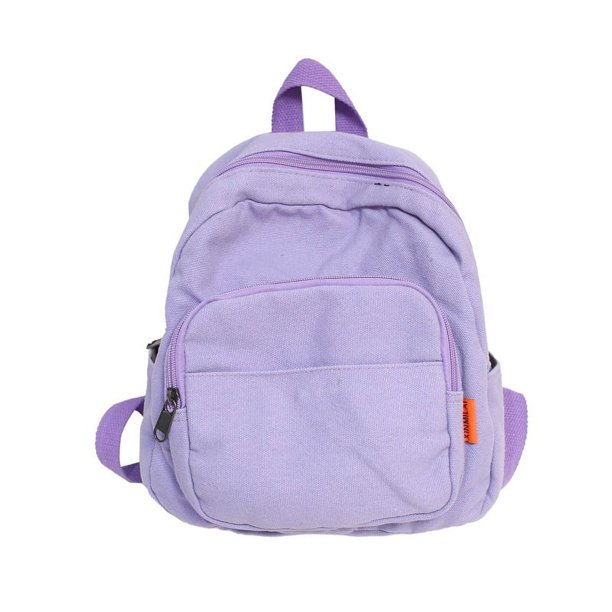 Mochila de arte, sencilla y perezosa, mochila de lona lavada de verano.