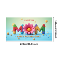 thumbnail image 3 of Floral Design Love Banner Pastel Colors Mom Letters for Mother's Day Celebration Home Decoration, 3 of 9
