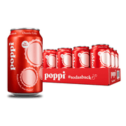 (12 pack) Poppi Classic Cola Prebiotic Soda, 12 oz, 12 Pack Cans