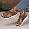 thumbnail image 5 of Dakaela Women Walking Sandals Arch Support Orthotic Non Slip Casual Sport Sandal Open Toe Slingback Summer Beach Running Shoes Brown 9.5, 5 of 9