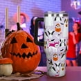 thumbnail image 2 of Halloween Tumbler with Lid and Straw 40oz,Gothic Ghosts Dogs Vacuum Insulated Leak Proof Tumbler,Goth Spooky Gift Women Girls,Fall Thanksgiving Accessories Stainless Steel Coffee Cup, 2 of 6