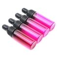 thumbnail image 3 of Small Dropper Bottles Essential Oil Glass Bottle,Lotion Perfume Sample Vials with Glass Eye Dropper and Black Caps Pink Bottle 30 PCS 5ml (pink), 3 of 5