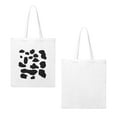 thumbnail image 4 of Lightweight Thin Tote Bags, Cow Spots Canvas Tote Bag, Small Reusable Grocery Bags for Daily Use, 4 of 9
