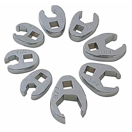 0.375 in. Drive with 0.43 in. Fully Polished Flare Nut Crowfoot Wrench