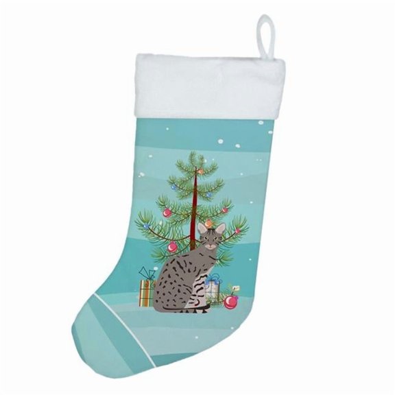 Carolines Treasures CK4779CS 18 x 13.5 in. Unisex Ocicat No.1 Cat Merry Christmas Christmas Stocking